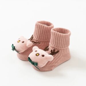 Newborn Baby Non-Slip Cotton Cute Mid-Calf Socks